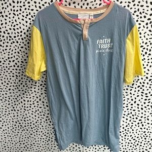Disney Inspired Henley Women's Tee- The Pixie Place 
Retail: $35